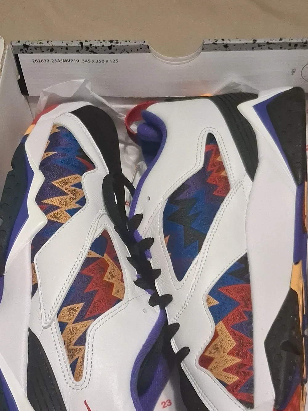 Jordan MVP 92 Basketball - White/Orange/Black Brand New Never Worn Heavy Discoun
